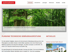 Tablet Screenshot of ib-technotherm.de